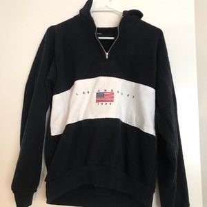 Brandy Melville American Flag Hoodie